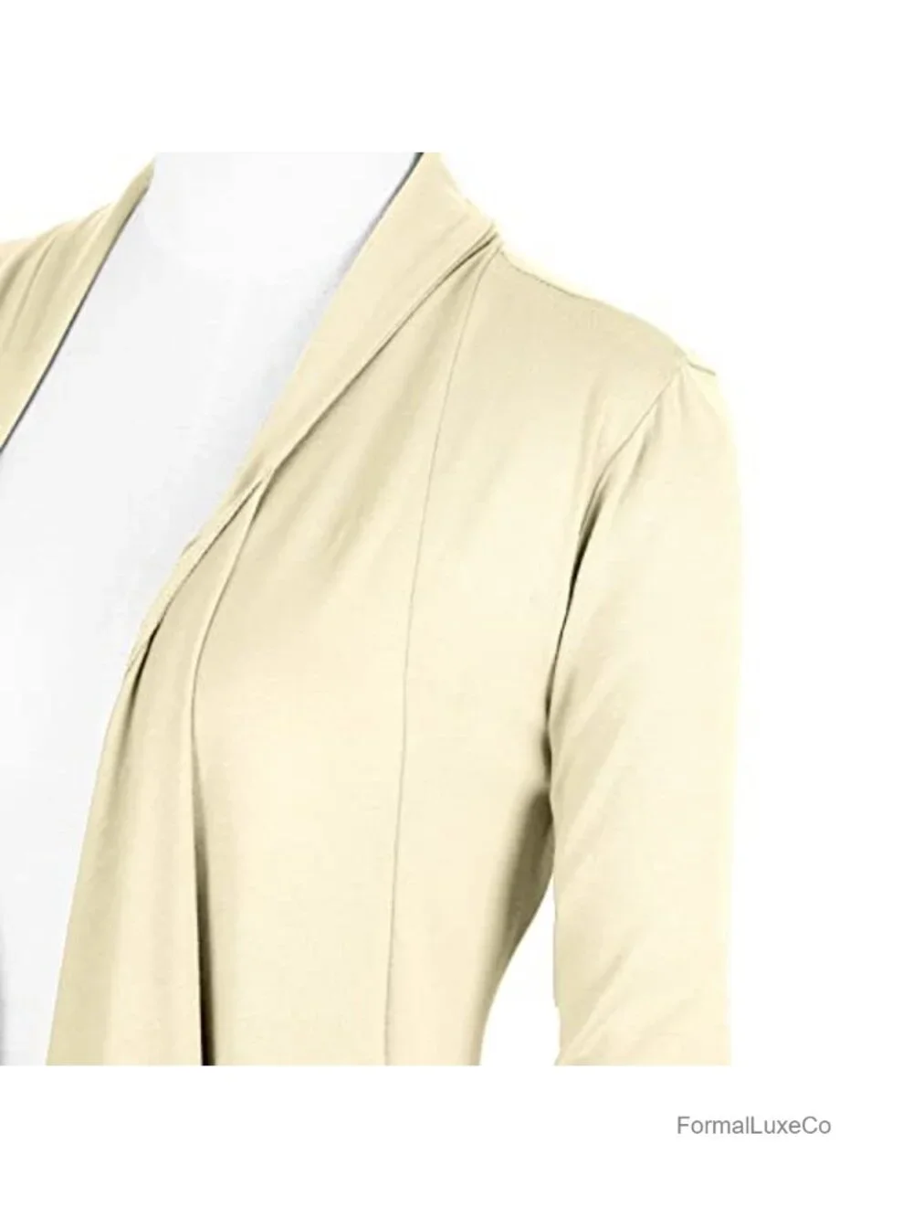 Urban CoCo Drape Front Cardigan Long Sleeve Viscose Spandex